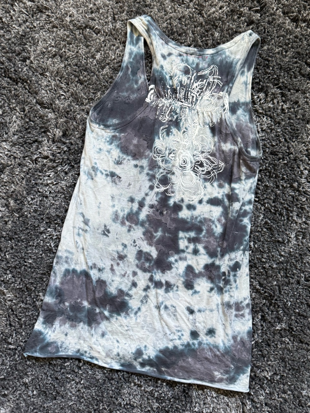 Gypsy O5 Tie Dye Cotton Tank- Size Large